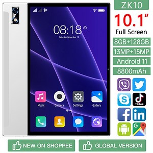 [Hot Item] Manufacturer Wholesale Android Smart Tablet 10.1-Inch SIM Card 4G Calling and Wi-Fi Zk10