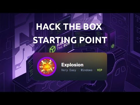 Writeup Explosion — Hack The Box #StartingPoint5