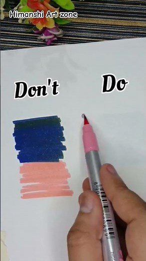 how to blend brush pens | blending brush pen #shorts #youtuber #art #viral #blending #video #drawing