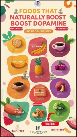 Foods That Naturally Boost Dopamine | Feel-Good & Focus Foods #Dopamine #DopamineFood