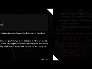 Handling Nested Exceptions in Python Menus: Best Practices