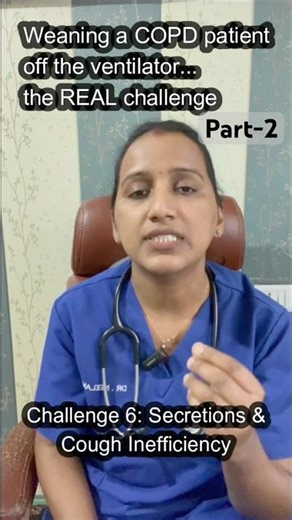 Weaning a COPD patient off the ventilator… the REAL challenge(Part-2) #medicalschool #medicalstudent