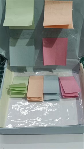 Diy sticky notes #easy craft#school stationery#@ctivewithsara