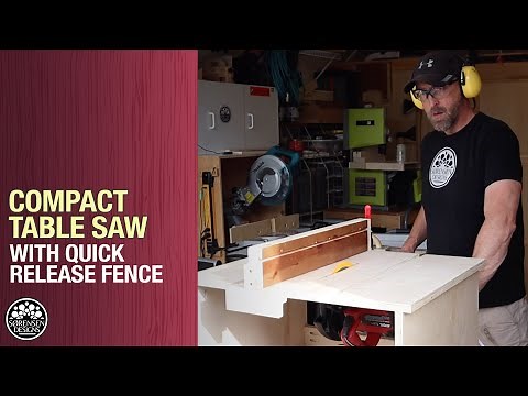 Building a Portable Compact Table Saw // Woodworking