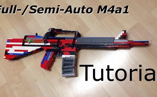 LEGO Full & Semi-Auto M4a1 Tutorial / Instruction
