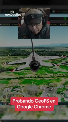 Probando GeoFS: Simulación de Vuelo en Google Chrome