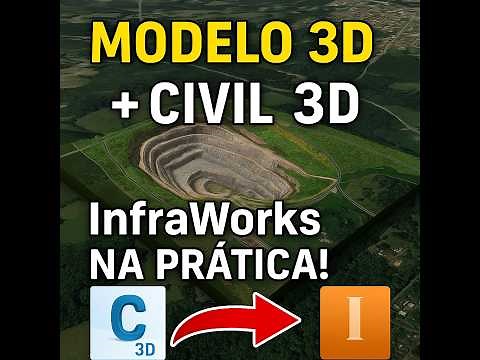 Como Criar Modelos 3D no InfraWorks e Integrar com Civil 3D | Aula Completa com Exemplo Real!
