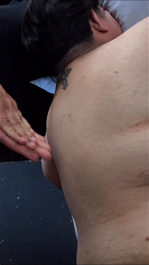 Working a tough back, sometimes require both deep intense pressure while also a slight touch! #massage #painrelief #deeptissue #light #bodywork | Greater Therapeutics