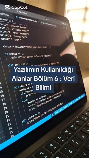 Bölüm 6 Veri Bilimi#sql #programming #beginners #yazılım #software #softwareengineer #coding #python