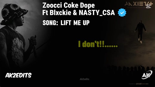 Zoocci Coke Dope ft Nasty C SA, Blxckie - Lift Me up 🔥🇿🇦❤️ Ivysons 🎙️ | SA Hip Hop & Amapiano Wave
