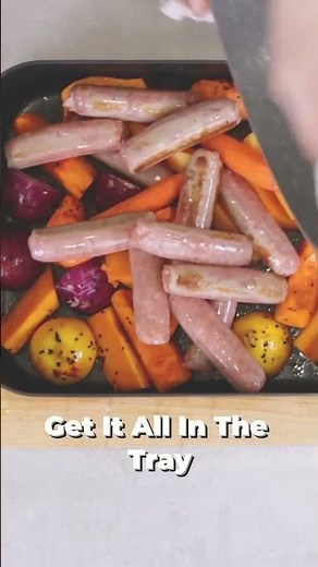Flavourful Sausage Traybake | Easy One-Pan Family Dinner