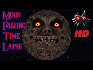 Majora's Mask Moon Falling Time-Lapse - Termina's Destruction