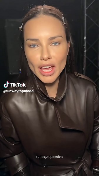 Adriana Lima Shines on Ferragamo Fall Winter 2025 Runway