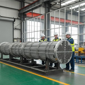 [Hot Item] Aluminum A1100 Steel Type Baffle Rod Heat Exchanger Floating Head