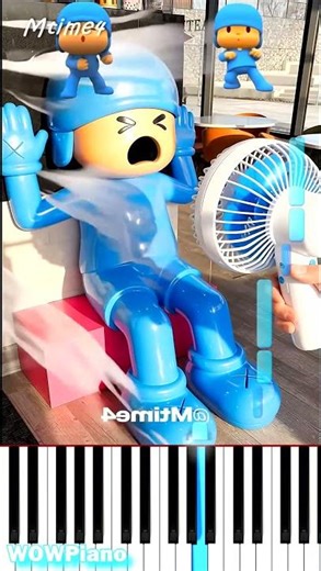 Pocoyo Vad Boyz - Survive This Wind ! Piano Tutorial