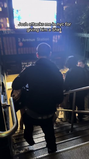 I gave josh one of my brand shirts and he attacked me for no reason. Someone said “put the frys in the bag” and josh started chasing everyone. @Joshua Block #nyc #fashion #joshblock #worldoftshirts #bronx