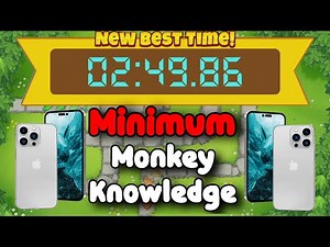 BTD6 Race Mobile Friendly Tutorial 📱 Minimum Monkey Knowledge 📱 Cashed Out