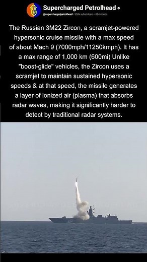 Russian Zircon hypersonic missile ship launch