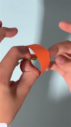 DIY how to make a paper carrot🥕