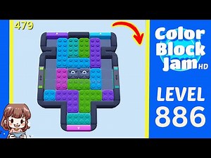 Color Block Jam Level 479 (886) Solution Walkthrough