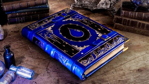 Making a stunning leather tome