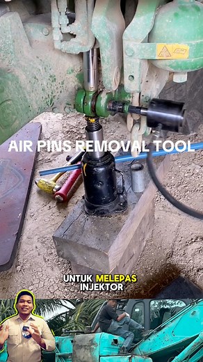 Pneumatic slide hammer ,Tool yang digunakan untuk melepas Pin Alat Berat #studyalatberat #heacymachines #alatberattambang #caterpillar #kobelcoexcavator #johndeere | Study Alat Berat