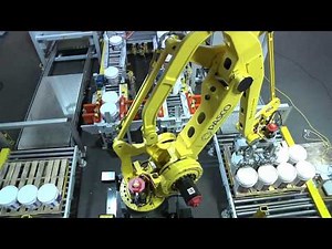 PASCO Pail Palletizer with Mechanical Gripper