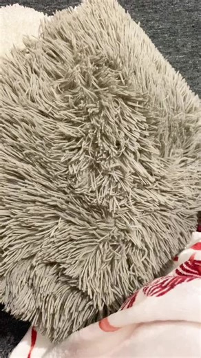 #OHS Set of 2/4 Fluffy Shaggy F#OHS Fluffy Pack of 2/4 Square