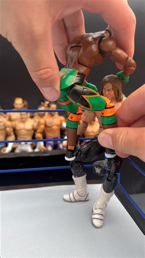 Kofi Kingston hitting Dolph Ziggler with a Monkey Flip in WWE Mattel Elite Figure Form!🔥#toys #wwe
