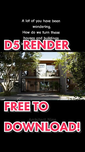 Free Download of D5 RENDER Software for Real-time Rendering