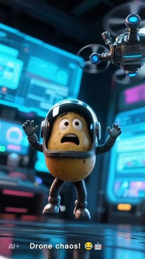 Nano-Tech Potato Drone Chaos! 🥔🤖