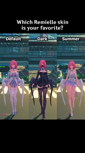 ZZZ Remielle Skins Showcase Side by Side #remielle #zzzero #zenlesszonezero