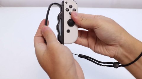 ECHZOVE Grip for Switch Fitness Boxing, Handle for Nintendo Switch Boxing - 2 Packs (Black)