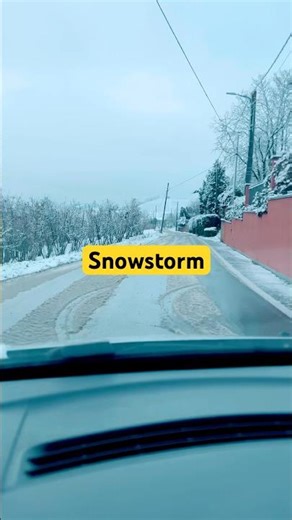 Driving Through a Snowstorm ❄️🚗 | Winter Road Vibes