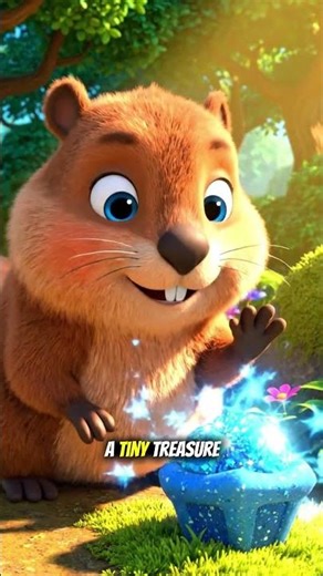 Curious Beaver Saw Something Strange. Animated Beaver Story #beaver #cuteanimals #shorts #funny