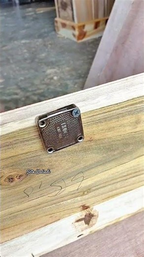 easy way to install a drawer lock #woodworking #tipsntricks #diy