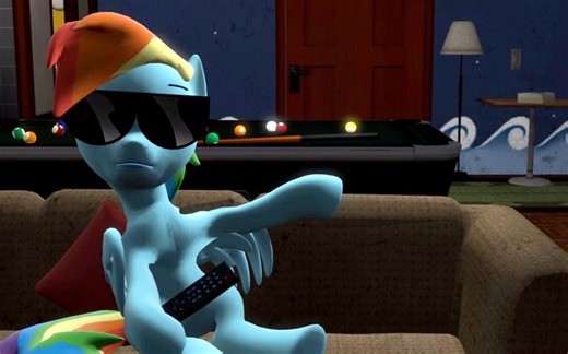 SFM ponies 小马们的一天