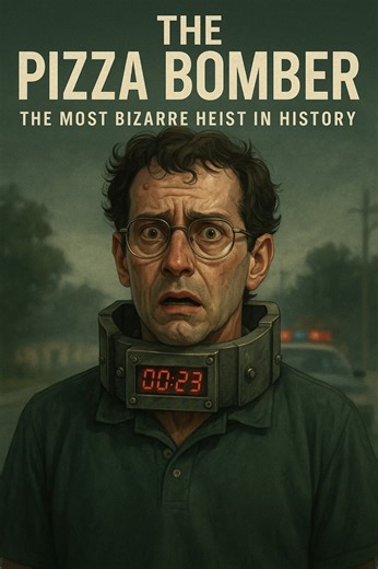 It started with a pizza delivery… and ended with one of the strangest deaths ever broadcast on live TV. 🍕💣 A quiet man. A metal collar bomb. A scavenger hunt designed by a criminal genius — or a complete setup? The 2003 Pizza Bomber Case left FBI agents speechless and America stunned. Was Brian Wells a mastermind… or a pawn in someone else’s deadly game? 🎥 Follow me for more true crime history stories that are too twisted to be fiction. #TrueCrimeHistory #PizzaBomber #FBIFiles #UnsolvedMyster