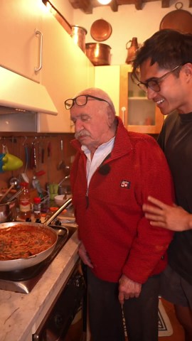 How my Italian grandpa makes octopus pasta