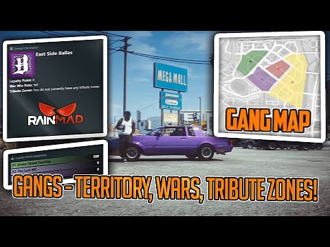Gangs - Territory, Wars & Tribute Zones!