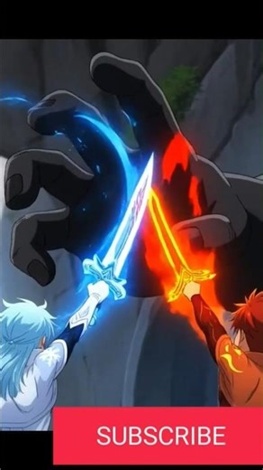 CLASH BEGINS 🔥❄️ #genshinimpact #animeshorts