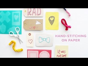 Hand-Stitch on Paper | How to