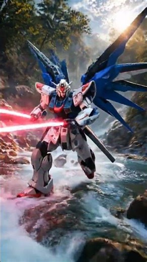 Extreme Mecha Action in the River – Cinematic Ultra Realistic