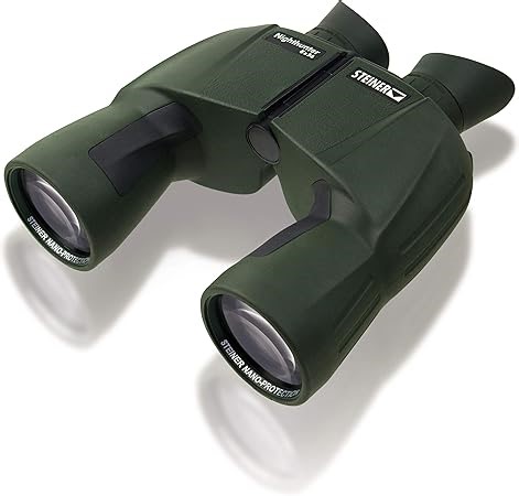 STEINER Jagd-Fernglas Nighthunter 8x56 - Deutsche Marken-Qualität, 30 Jahre Garantie, XL-Sehfeld, Testsieger, professionelles Nachtfernglas mit höchster Lichttransmission (96%+)