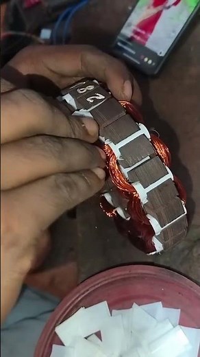 Motor Winding Tutorial | Full Process in 1 Minute!”🔥💥 #shortfeed