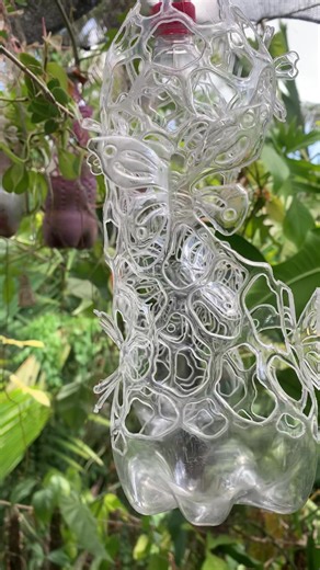 Upcycled Hanging Planters from Plastic Bottles