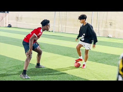 iShowSpeed plays football against Ronaldo's son...