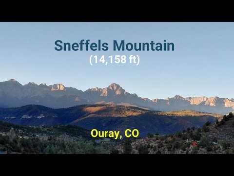 Mount Sneffels (14,158 ft - class 3 hike) near Ouray, CO