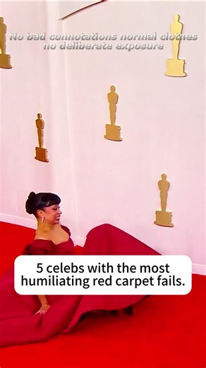 Top Five Celebrity Red Carpet Falls You Won't Forget
