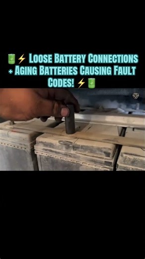 🔋⚡ Loose Battery Connections + Aging Batteries Causing Fault Codes! ⚡🔋